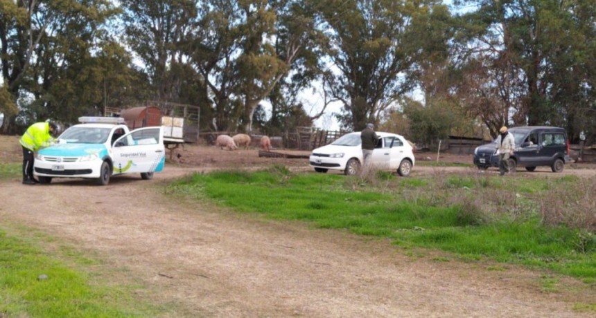 Bolívar: El dueño de un campo abrió de manera clandestina un camino interno para eludir los controles sanitarios 