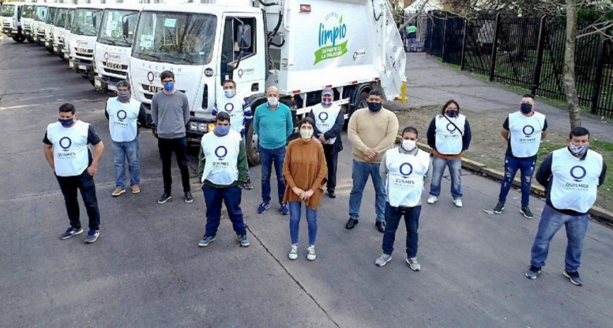 Quilmes: 10 nuevos camiones para el sistema de recolección de residuos municipales  