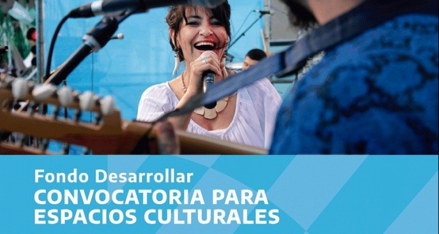 Mediante el “Fondo Desarrollar”, se benefició a 341 espacios culturales en todo el país  
