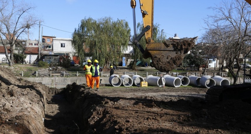 San Martín: Comenzó la obra de contención del Canal José Ingenieros 