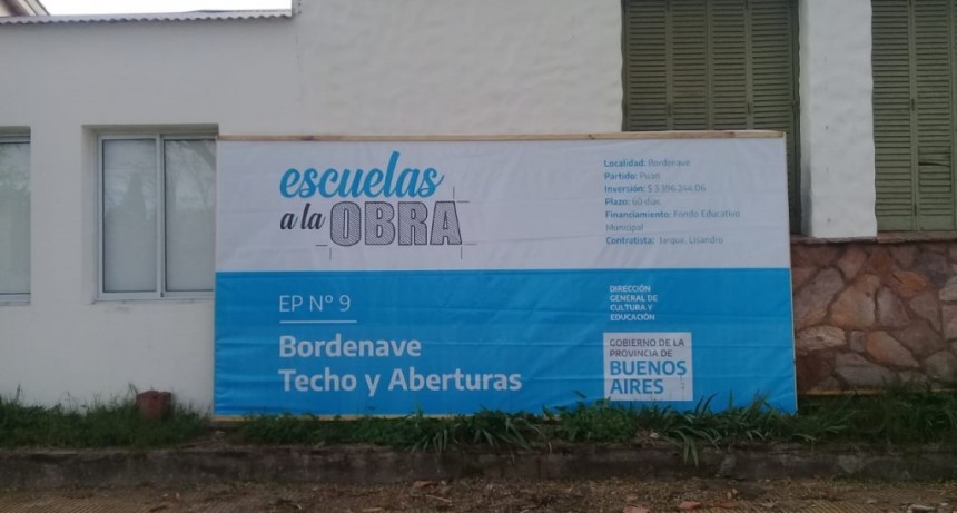 Puan: Comenzaron los trabajos en escuelas del Distrito