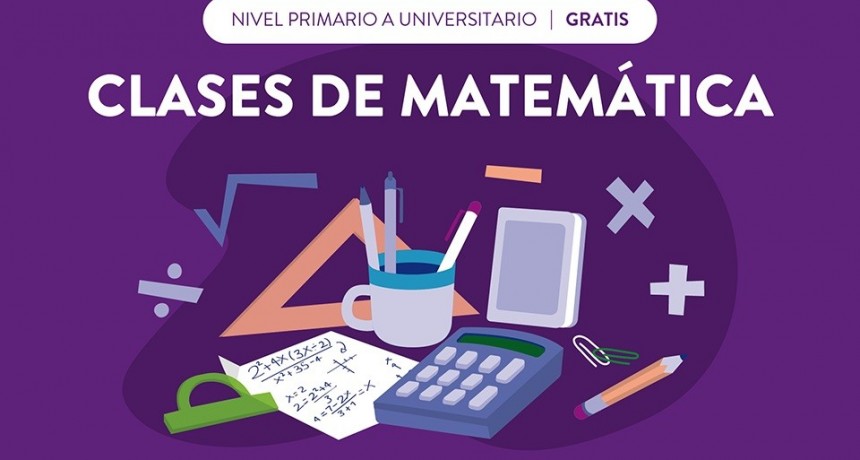 Vicente López: La Escuela Pierre Fermant brinda clases gratuitas de matemáticas