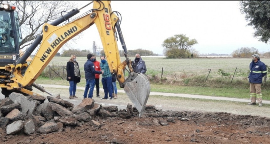 Gral. Arenales: Avanza la repavimentación del acceso a Arribeños 