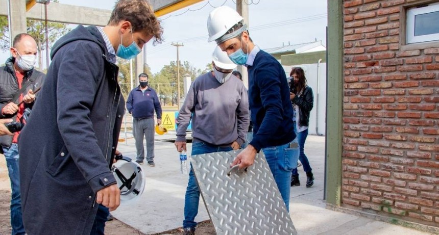 Junín: Petrecca puso en marcha la nueva Estación de Bombeo de Líquidos Cloacles