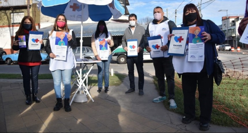 San Martín: Fernando Moreira participó de las visitas casa por casa para inscribir en la campaña de vacunación