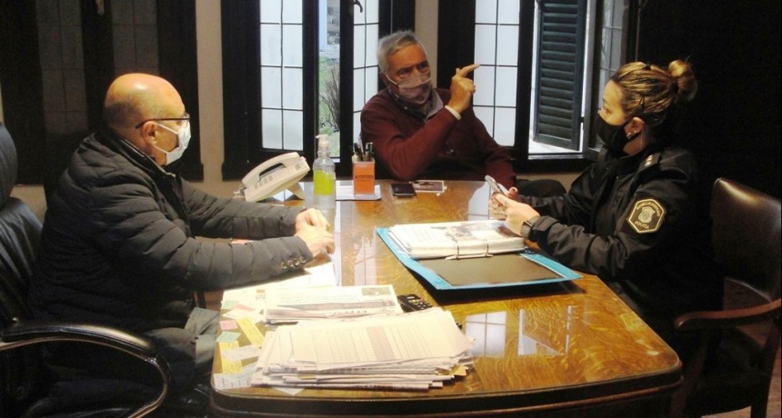 Balcarce: El Intendente recibió a la nueva titular del destacamento de seguridad vial 