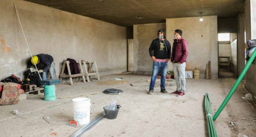 C. de Areco: Sigue avanzando la obra del Jardín Maternal N°1