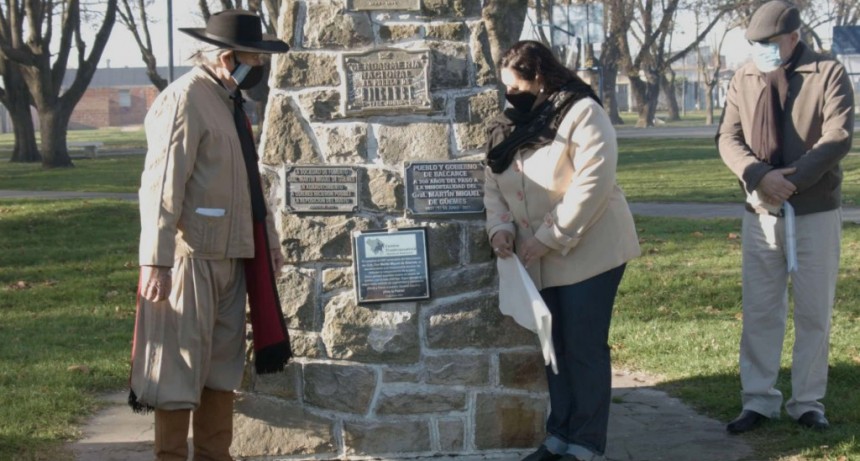 Balcarce: Se realizó un homenaje por los 200 años del Gral. Güemes 