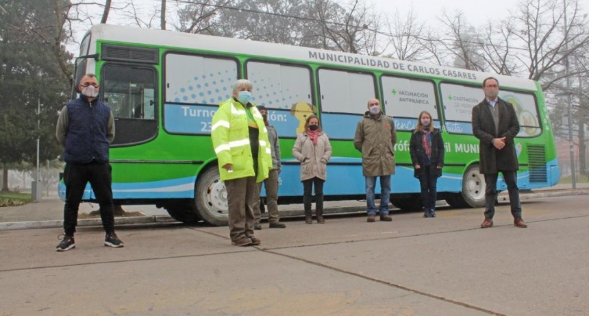 Carlos Casares: El municipio presentó un quirófano móvil para castración de perros y gatos