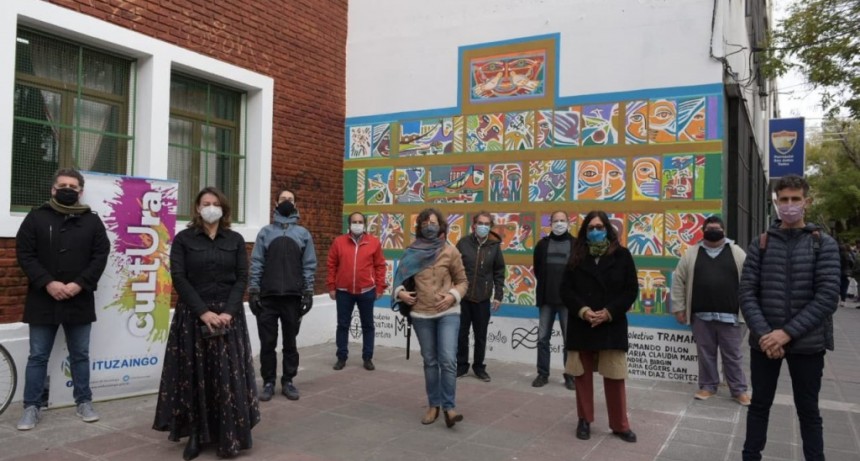 Ituzaingó: Se inauguró el mural “Cultura Soberana”, ganador del concurso federal de muralismo 