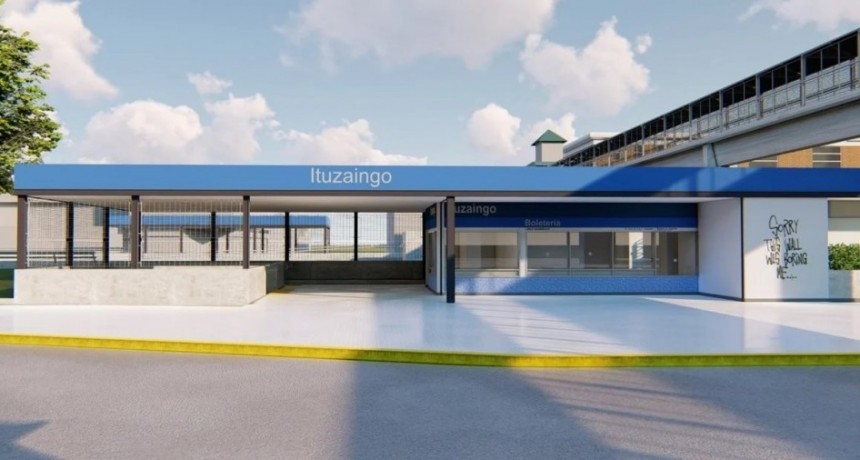 Ituzaingó: Remodelación y obras en la estación de trenes del partido