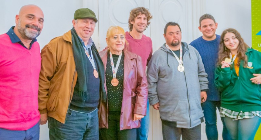 San Fernando: Juan Andreotti recibió a los ganadores de los Juegos Bonaerenses de Cultura 2021