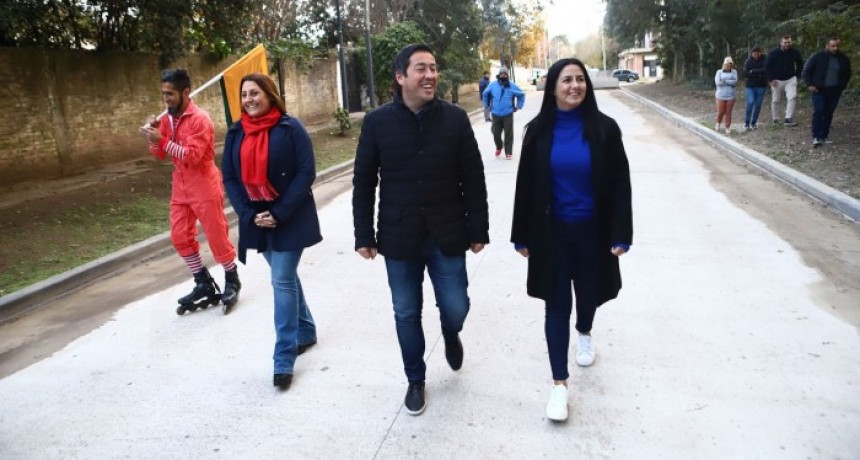 El Ministro Nardini y la Intendenta Correa inauguraron obras en Malvinas Argentinas