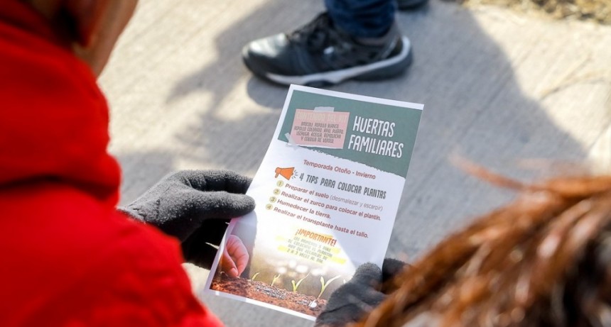 Bolívar: El Programa “Huertas familiares” comienza a llegar a los barrios