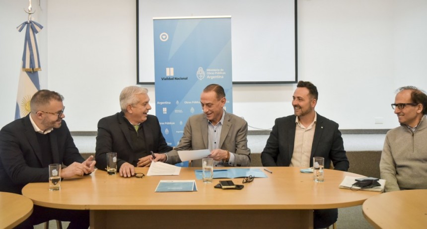 Chacabuco: En un trabajo en conjunto de Nación y el Municipio, se pavimentará la Av. Juan Domingo Perón