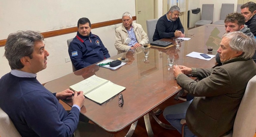 Luján: El Intendente se reunió con autoridades de Bomberos Voluntarios del distrito