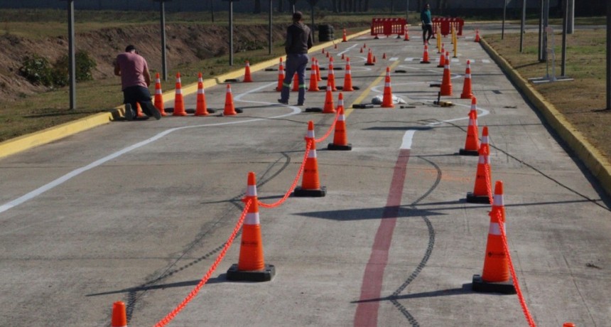 Moreno: Se inauguró la nueva pista para examen práctico de manejo 