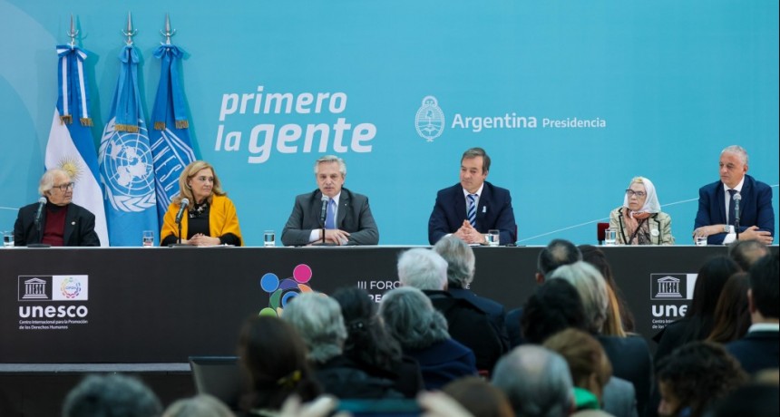 Alberto Fernández: “Los Derechos Humanos son una bandera que inalterablemente levantaremos para ser una sociedad mejor”