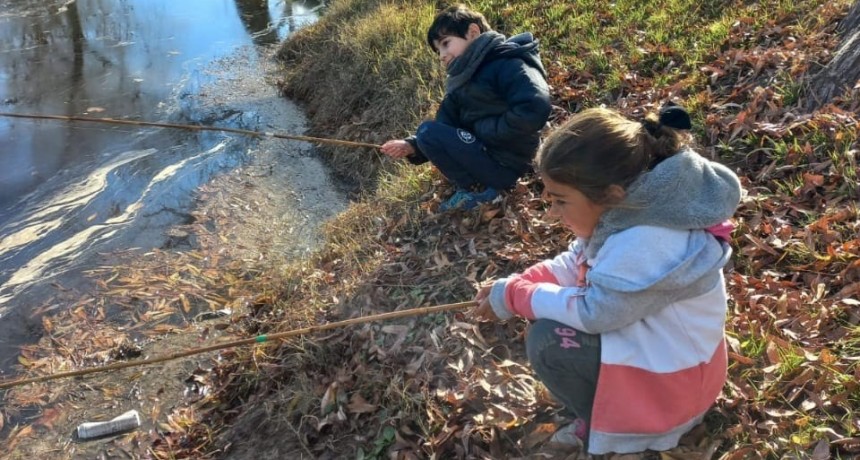 Tapalqué: Jornada de pesca deportiva en la Escuela Municipal de Pesca 