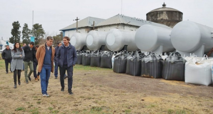 Gualeguaychú (ER): Martín Piaggio recorrió la obra de instalación de los filtros de presión de agua potable 