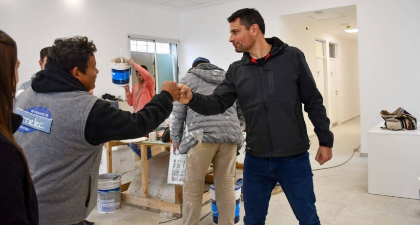 Gral. Rodríguez: El Intendente García recorrió las obras de la puesta en valor del “Hospitalito”  