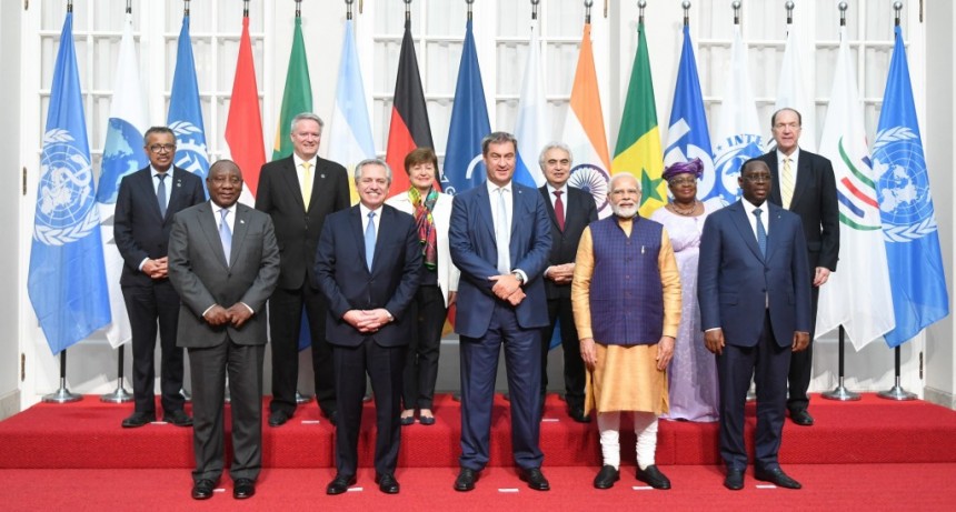 Alberto Fernández finalizó su participación en la Cumbre del G7