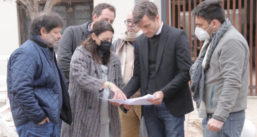 Morón: Lucas Ghi recorrió las obras de desagües pluviales de la Cuenca Haedo Norte 