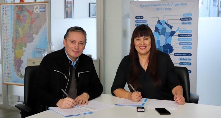 E. Echeverría: Fernando Gray firmó un convenio de Integración Socio para los barrios populares 