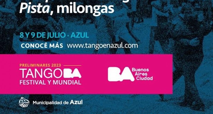 Azul: Nueva edición de la Preliminar de Tango en el distrito 
