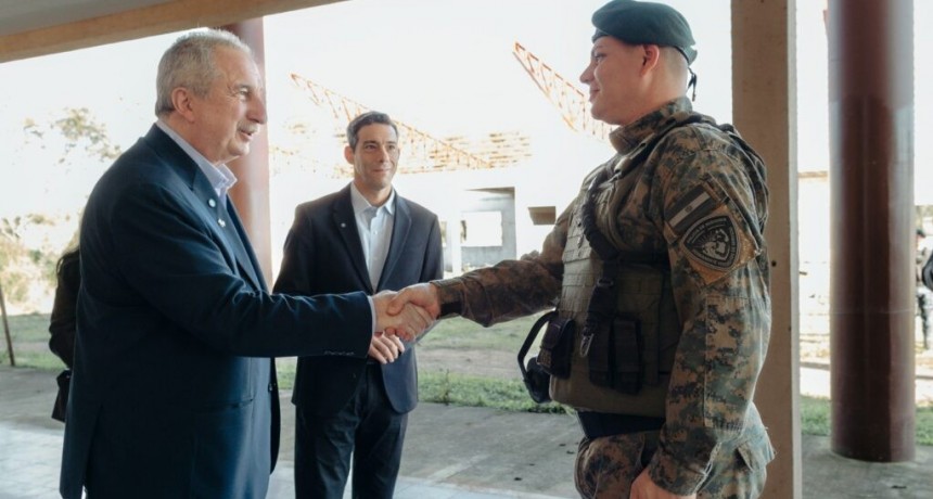Misiones: Passalacqua visitó el Centro Integral de Entrenamiento Policial 