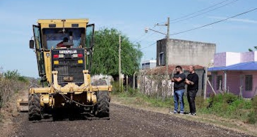 Baradero: Continúan las tareas de reparación de calles en distintos barrios de la ciudad