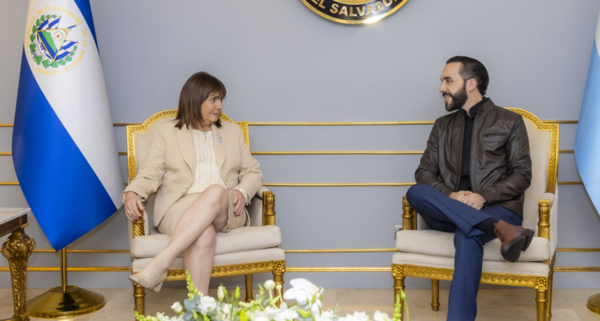 Bullrich se reunió con el Presidente de El Salvador