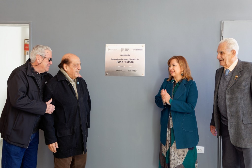 Berazategui: Mussi inauguró el Registro Provincial de Hudson