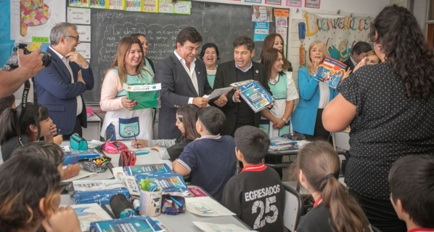 La Matanza: Fernando Espinoza y Axel Kicillof protegen la educación pública frente al ajuste
