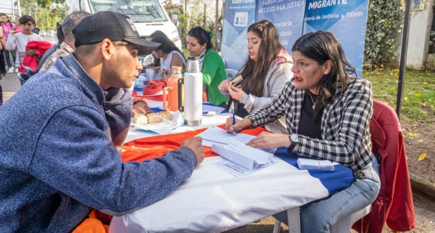 Moreno: El Municipio refuerza el derecho a la identidad en el distrito