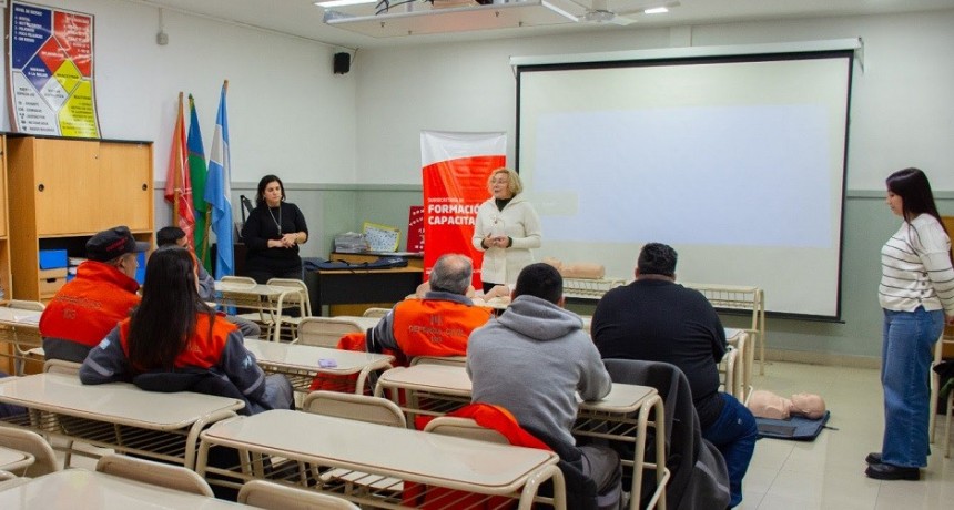 Morón: El Municipio capacitó al personal de seguridad en primeros auxilios