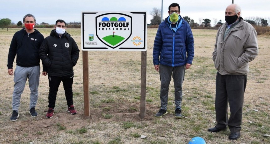 Tres Lomas: El intendente Álvarez recorrió “La Matera” en el Parque Integrado y anunció la habilitación de la cancha de Footgolf 