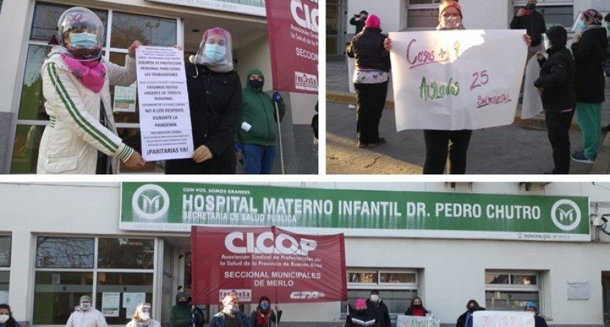 Iris Portillo (CICOP Merlo): “Nos dicen que van a reabrir la Maternidad Chutro el lunes 13. Acá hay más de 10 trabajadores contagiados”