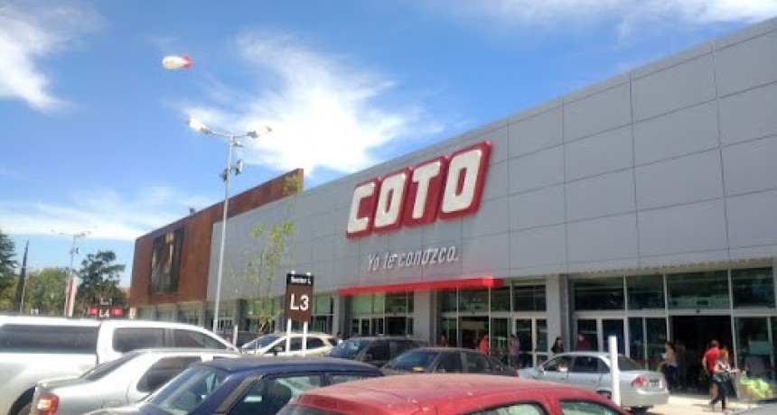 Moreno: Cierran Supermercado COTO por caso positivo de un trabajador del sector carnes