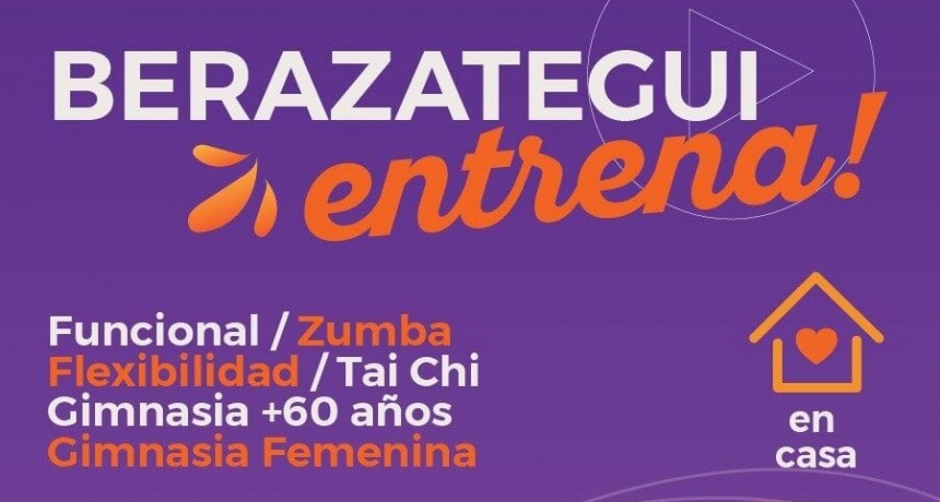Lleg&oacute; &ldquo;Berazategui Entrena&rdquo;, para hacer ejercicios en casa