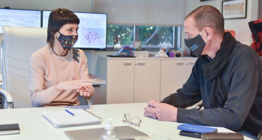 Quilmes: Mayra y Vialidad Nacional avanzan en la planificación de proyectos en el Acceso Sudeste 