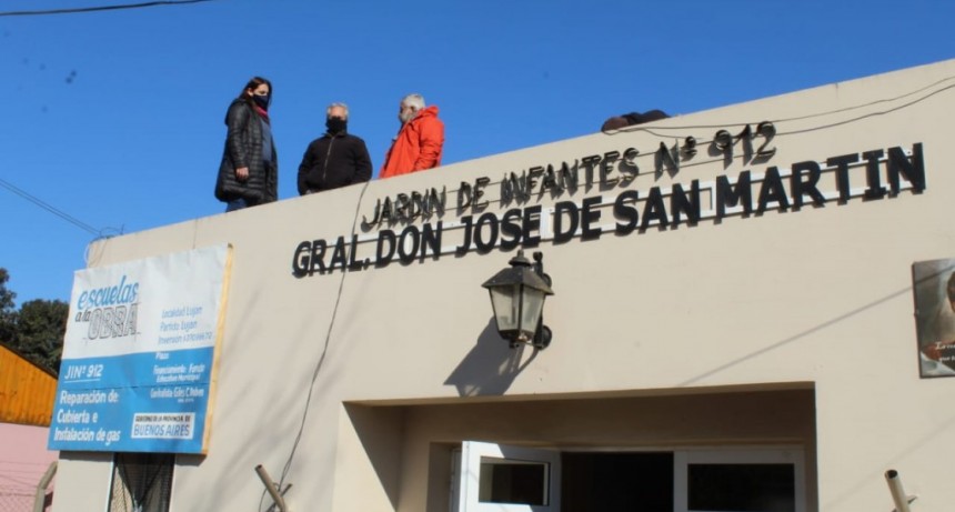 Luján: Nuevas obras de infraestructura escolar en la localidad de Cortínez 