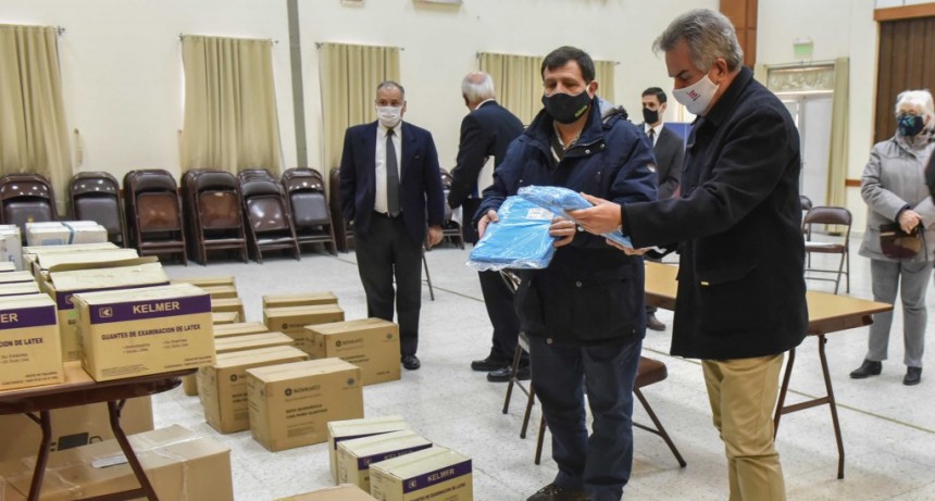 Bahía Blanca: El Municipio recibió donaciones de insumos y mercadería 