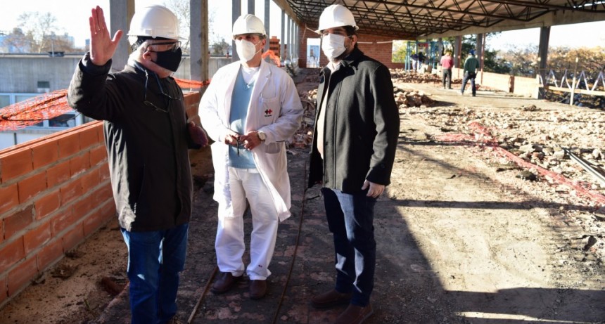 San Martín: El Municipio retomó las obras de la 3° etapa del Hospital Thompson