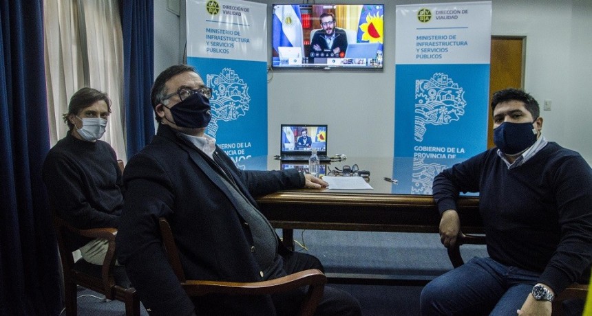 El ministro Simone firmó el contrato de la obra de las rutas 23 y 24, por $350 Millones