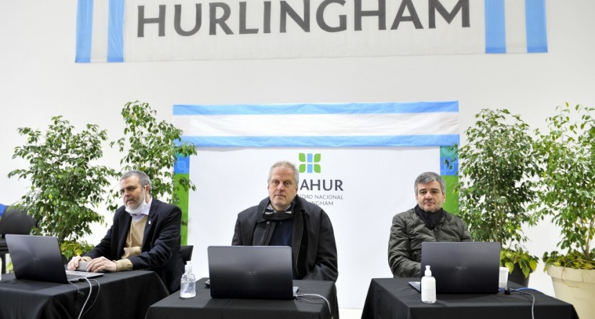 Zabaleta y Perczyk presentaron el plan de obras para la Universidad de Hurlingham 