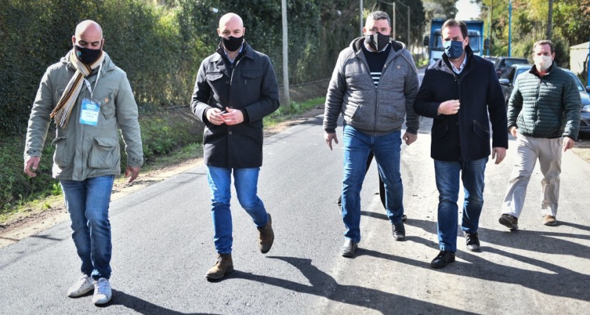 Ariel Sujarchuk supervisó obras públicas en Loma Verde y Belén de Escobar 