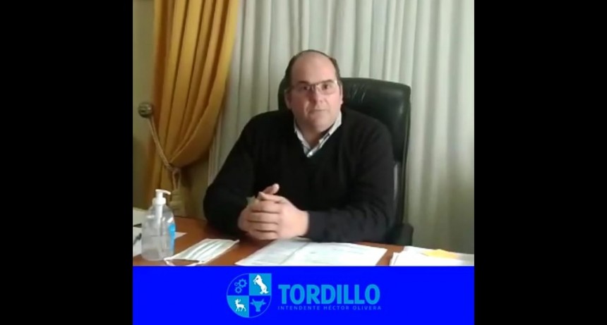 Tordillo: Olivera anunció que “pasamos a Fase 4 desde hoy, hasta el 10 de agosto” 