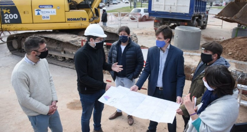 Avanzan las obras del plan cloacal en Morón sur 