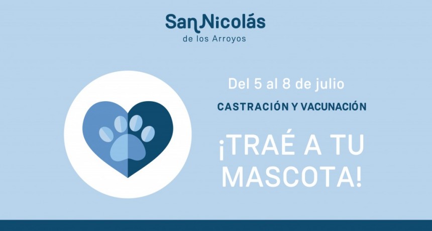 San Nicolás: El tráiler de castración y vacunación estará en Barrio 14 de Abril 
